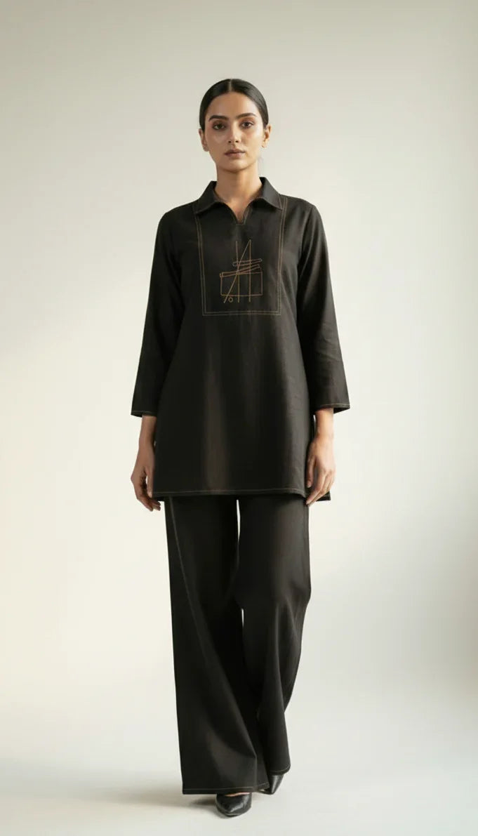 Black Denim co-ordset