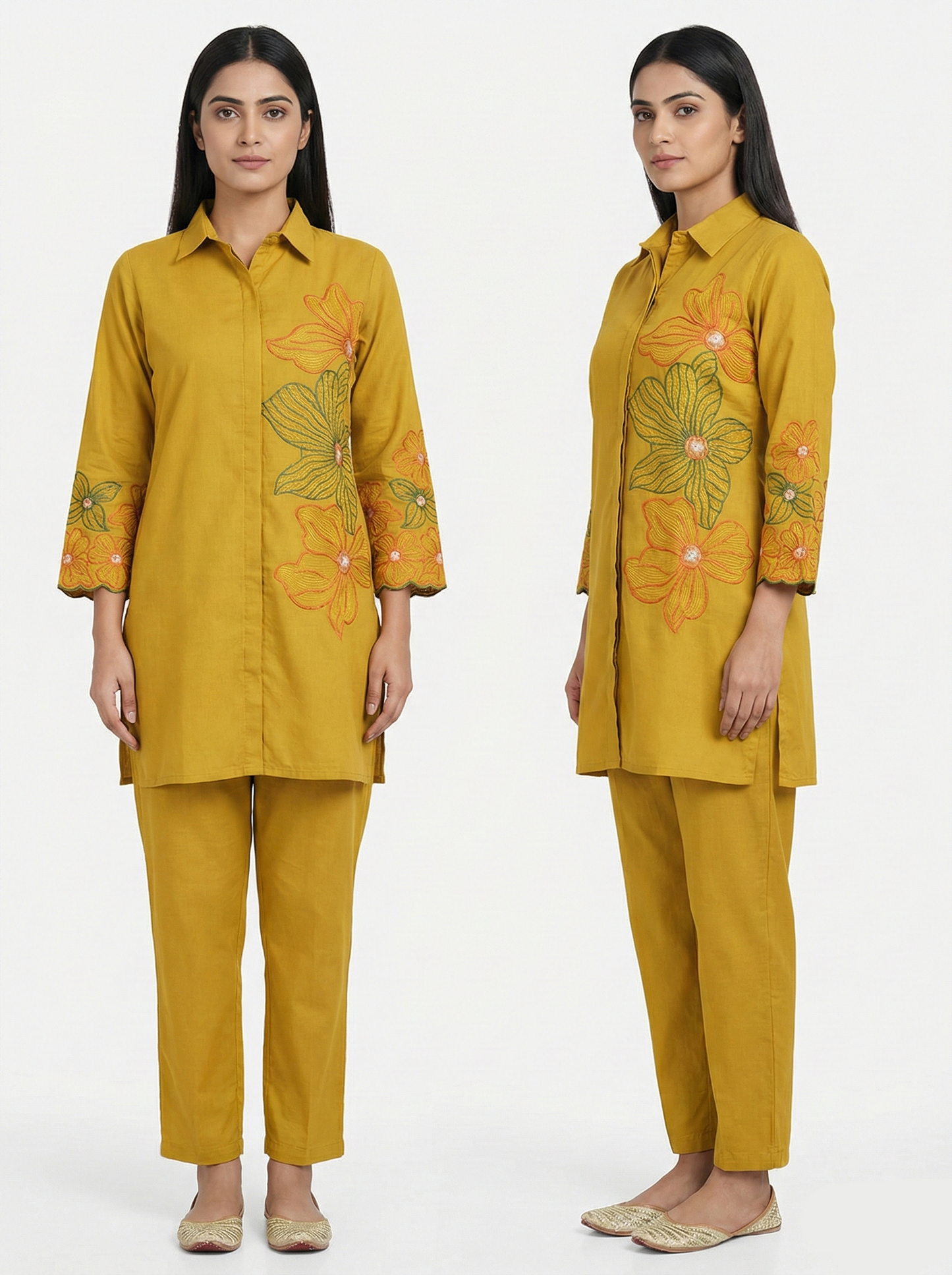 Mustard colour co-ord set