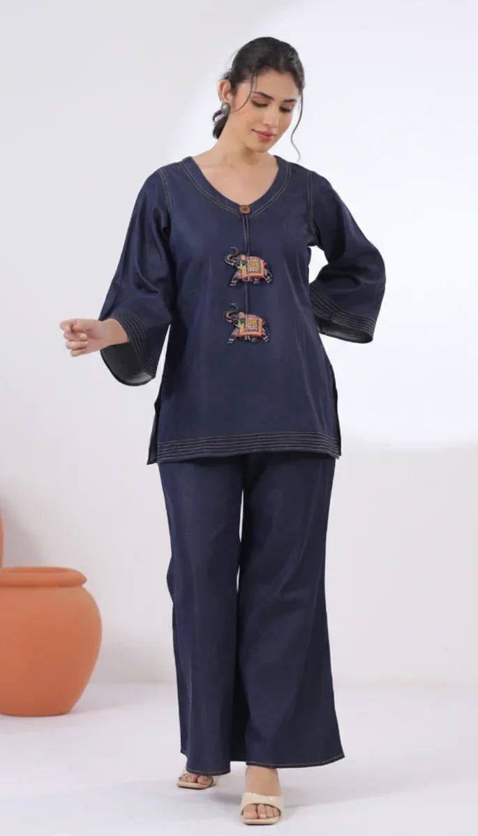 Blue Denim co-ord set