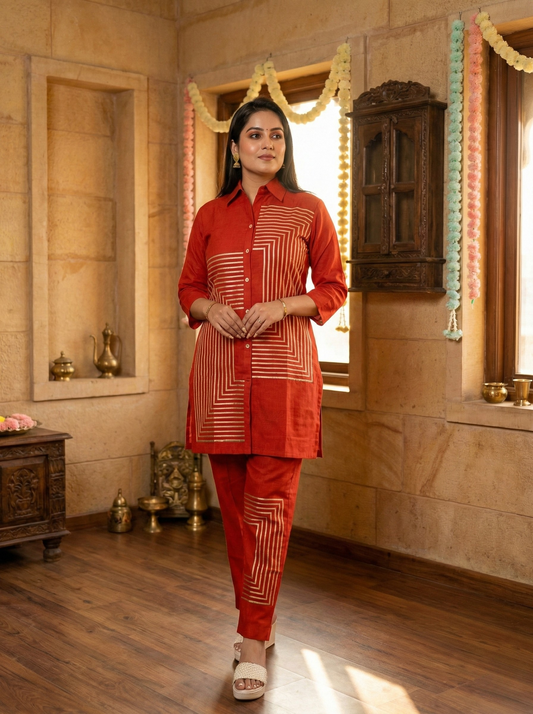 Rust colour co-ord set